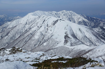 三倉山の山稜