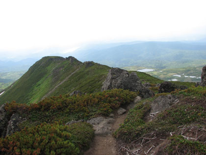 当麻岳への道