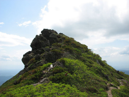 当麻岳の頂き