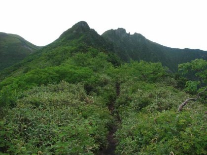 大槍と小槍が見えてきます