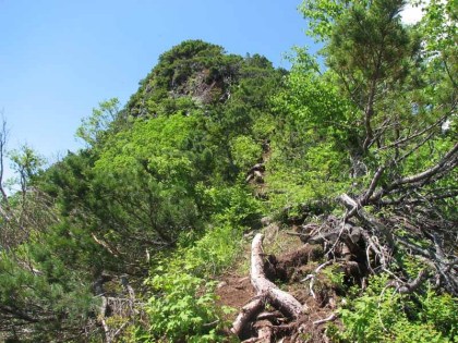 山頂ヘあと一歩