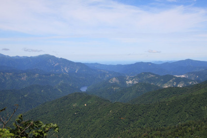 新潟と福島の県境の山々