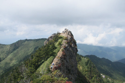 ９月の石鎚山登山