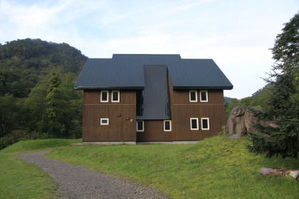 雨竜沼ゲートパークの山荘。この施設に宿泊することは出来ました。