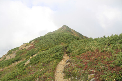 １８８１峰へ登ります。