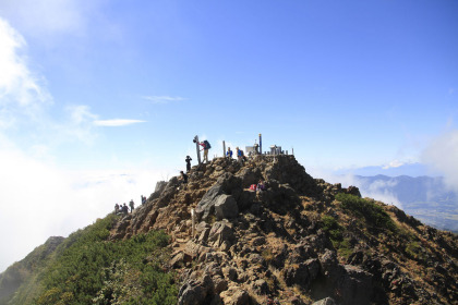 赤岳の最高点。