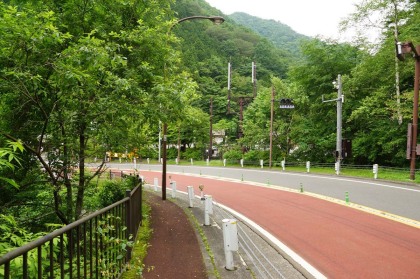 何とか、都民の森の駐車場にたどり着きました。