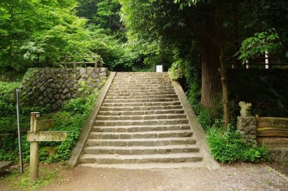 愛宕神社の境内。