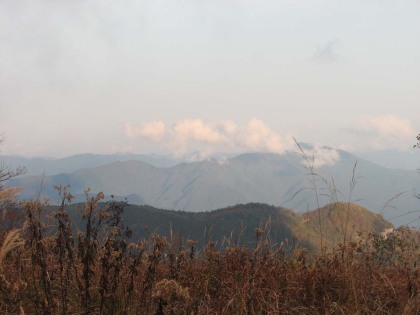 東の景観。