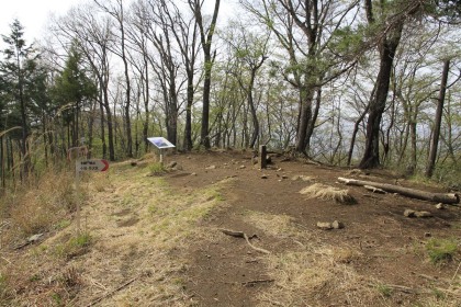 高畑山の山頂。