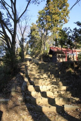 今熊神社の奥の院の参道。