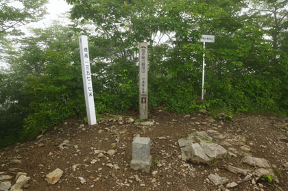 笹子雁ヶ原摺山の山頂。