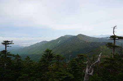 前国師から見た金峰山。