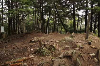 飛龍山の山頂。