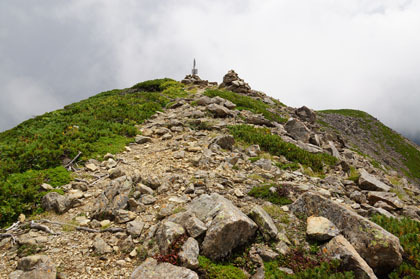 仁田岳の頂。