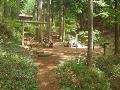 大岳神社の鳥居。