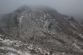 初冠雪の頃の茶臼岳登山