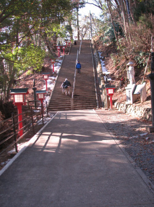 男坂の階段